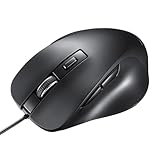 サンワサプライ 有線ブルーLEDマウス(5ボタン・ブラック) MA-YB518BK
