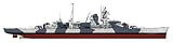 ピットロード 1/700 スカイウェーブシリーズ ドイツ海軍 重巡洋艦 アドミラル・ヒッパー 1941 プラモデル W219