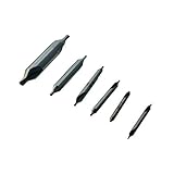 F Fityle 6本入り　HSS センター ドリルビットセット　カウンターシンク　HSS セット 1.0/1.5/2.0/2.5/3.0/5.0ミリメートル　部品