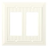 Brainerd 126469 BeadboardダブルDecorator壁スイッチプレート/プレート/カバー