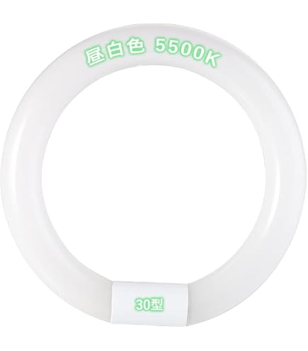 Amazon | 日立 丸形蛍光灯 30形 FCL30W/28-G 白色 日本製 リングライト