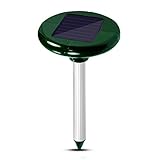 TAMAYKIM ソーラー式 モグラ撃退器 地面に刺すだけ ネズミ/蛇駆除 広範囲 ネズミ/スネーク退治 害獣撃退害虫対策 音波 振動 先進技術 IPX4防水防塵 日本語の取扱説明書付き
