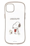 iFace First Class Cafe スヌーピー iPhone 15 Plus/14 Plus ケース (スヌーピー/チョコレート)【 アイフェイス アイフォン14プラス 15プラス 用 カバー 耐衝撃 スマホケース ストラップホール付き】