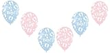 loonballoon Gender RevealパーティーベビーシャワーIt 's A Boy Girl足印刷6 11 "ラテックスバルーン
