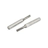 uxcell　ストレートビット 3.8mm直径切削 6.3mmシャンク径 木工ツール