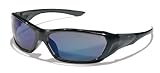 Crews FF128B Force Flex Military Ballistic Safety Glasses Black Frame Blue Diamond Lens, 1 Pair by M