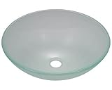 MR Direct 602 Frosted Glass Vessel Sink [並行輸入品]