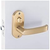 室内用 レバータイプ ドアノブ 【サテンゴールド色】 B/S50mm ハンドル錠 川口技研 JL-24-4K-SG