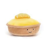 Jellycat プリティパティスリータルトオシトロンぬいぐるみ 4インチ - ペストリーぬいぐるみ - 素晴らしいギフトアイデア