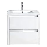 Ove Decors Cesarino 24フローティング浴室洗面化粧台、24インチ