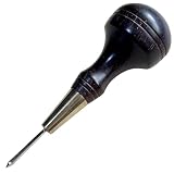 Active Island 菱ギリ レザークラフト ツール 穴あけ 工具 檀木 菱錐 キリ a146 (4mm)