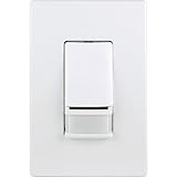 Cooper Controls OSW-P-0451-GERR7-R-W Greengate 24 VAC Low Voltage PIR Wall Switch, White Finish [並行輸