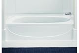 スターリング71091126 – 0 Acclaim 60 " x 30 " Bathtub with Backer・ボード、ホワイト、右側のドレイン