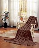 (King, Coffee) - Comfy Deal Super Soft Micromink Sherpa Flannel Throw Blanket (King, Coffee)
