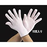 エスコ ［Ｌ］手袋（インナー・キュプラポリエステル／１０双） EA354AE-12