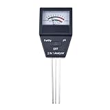 Flameer 多機能　土壌測定器　土壌酸度計　土壌肥沃度　 バッテリー不要　PHメーター 　園芸　農業用