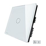 ILS - White Crystal Glass Dimmer&Remote Panel Switch VL-C301DR-61