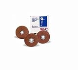 SAIT 50003 2A 4-Inch x 5/8-Inch-Inch 60 Grit Aluminum Oxide Fiber Sanding Disc, 25-Pack [並行輸入品]