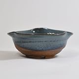 信楽焼 生子三方曲げ 盆栽鉢 4号 幅11.5cm×高さ4cm