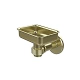 Allied Brass 2032G-SBR Continental Collection Soap Dish, Satin Brass [並行輸入品]
