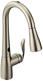 Moen 7594ESRS Arbor With Motionsense One-Handle High Arc Pulldown Kitchen Faucet Featuring Reflex, S