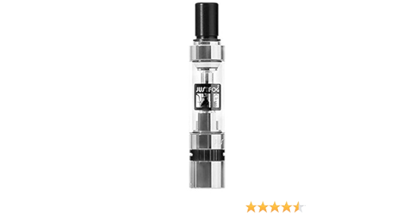 Amazon 電子タバコ Justfog Q14 Clearomizer アトマイザー シルバー 1 8ml Q14 アトマイザー