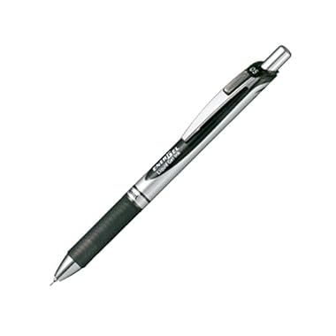 ぺんてる ゲルインキボールペン ノック式エナージェル 0.5mm 黒 BLN75Z-A