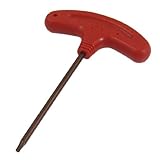 4.8 "ロングT10トルクスT-ハンドルレンチ修復ツールレッド