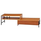 不二貿易 リビングボード SMART 幅91cm ブラウン 50099