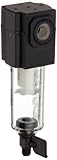 Dixon F72G-2M Norgren Series Manual Drain Airline Filter, Transparent Bowl, 1/4 Size, 150 PSI, 1/4 P