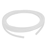 uxcell　チューブ　ホース　8 x 10mm　シリコーン素材　半透明　水、空気パイプ　5m長　1ロール