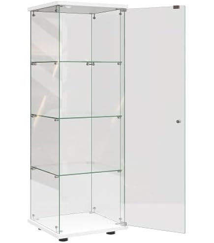Amazon.co.jp: コレクションケース 4段 幅42.5×奥行36.5×高さ120cm