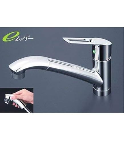 Amazon | KVK 流し台用シングルレバー式シャワー混合水栓 KM5031