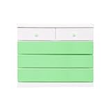 アルファタカバ ベビータンスシリーズ プリモ 100cm4段 (パステルグリーン)