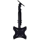 テレビ壁掛け金具 可動式片面天吊り金具 STARPLATINUM TVセッターハングPS201 26-46インチ対応 Sサイズ 可変パイプ