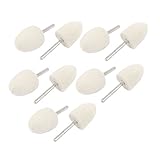 uxcell フェルトホイール　フェルト軸付ホイール　マウントポイント　研削ビット　10個入り