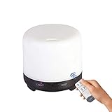 Vosarea 加湿器 ミニ　超音波加湿器　クールミスト加湿器　アロマ加湿器　LEDナイトライト 7色の変更　ビークル　旅行　オフィス ホーム 車用　120ml（ブラック）