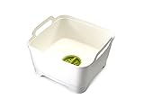 High Quality 85055 Wash and Drain Dish Tub Plastic Dishpan with Draining Plug Carry Handles for Dish