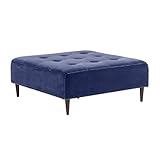 arne ベンチ ソファ 背もたれ無し ベンチチェアー 長椅子 イス 正方形 リビング 2人掛け 布張り Baggy Cube 4×4 V-1026 ブルー