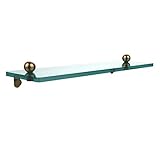 Allied Brass PR-1/16-BBR Single Shelf, 16-Inch, Brushed Bronze [並行輸入品]
