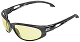 Edge Eyewear SW112 Dakura Safety Glasses, Black with Yellow Lens [並行輸入品]