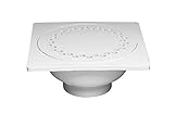 Oatey 43637 PVC 6-Inch x 6-Inch bell Trap Drain, 1-1/2-Inch or 2-Inch by Oatey