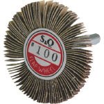 MURAKO(ムラコ) 軸付フラップ金具無し 外径50幅5軸径6mm 400# KN5005 【10個入り】