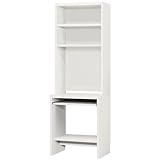 幅60本体：ホワイト ： 日本製SOHOスタイル壁面収納PCデスクシェルフ【paceed】 ホワイト(white) 低ホルムアルデヒド リビング収納 本棚 ブックシェルフ