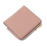 Blanc Pomme(ブランポム) 財布 レディース スキミング防止 本革 小銭入れ コインケース 名刺入れ カードケース 小さい L字ファスナー bp-1056 (ピンク)