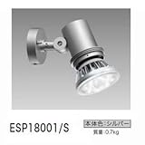 岩崎電気 屋外スポットライト 防雨形 ダークシルバー E26口金 100V専用器具 ランプ別売 ESP18001/S
