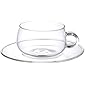 KINTO (キントー)  UNITEA カップ&ソーサー 230ml ガラス 8330