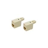ジェフコム:電話線アダプター 型式:LNC-TEL-B（1セット:2個入）