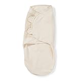 Summer Infant SwaddleMe Organic Adjustable Infant Wrap, Ivory, Small/Medium by Summer Infant [並行輸入品]
