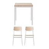 エア・リゾーム ダイニングテーブルセット 2人用 おしゃれ 2人掛け ダイニングセット 三点 カフェ風 ダイニング3点セット FORK(フォーク) ナチュラル